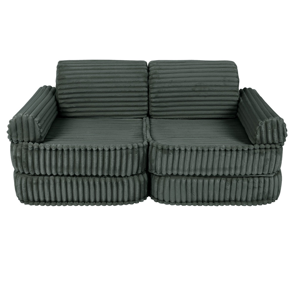 Transform Your Child's Space with the Medium Kids Sofa - Versatile, Safe & Durable by MeowBaby at www.brixbailey.com