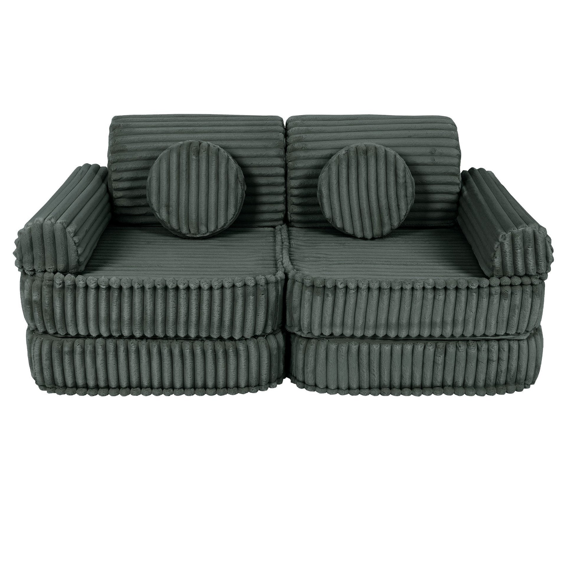 Transform Your Child's Space with the Medium Kids Sofa - Versatile & Safe by MeowBaby at www.brixbailey.com