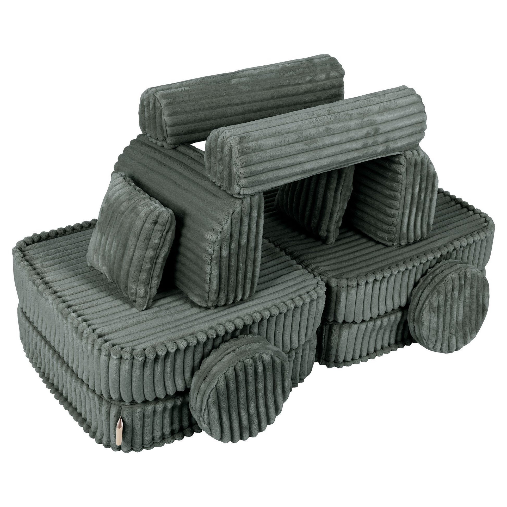 Transform Your Child's Space with the Medium Kids Sofa - Versatile & Safe Modular Design by MeowBaby at www.brixbailey.com