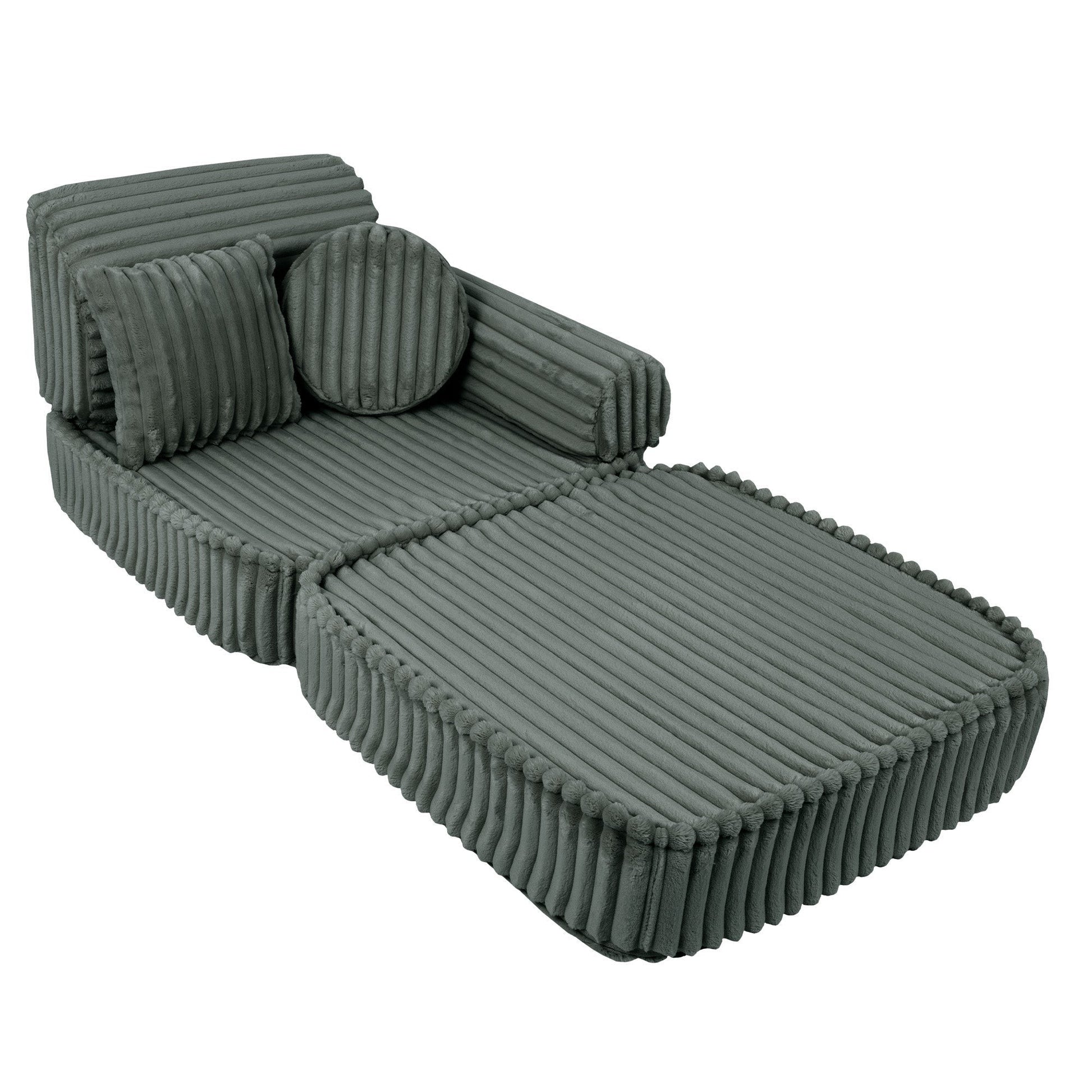 Transform Your Child's Space with the Medium Kids Sofa - Versatile, Safe & Durable by MeowBaby at www.brixbailey.com