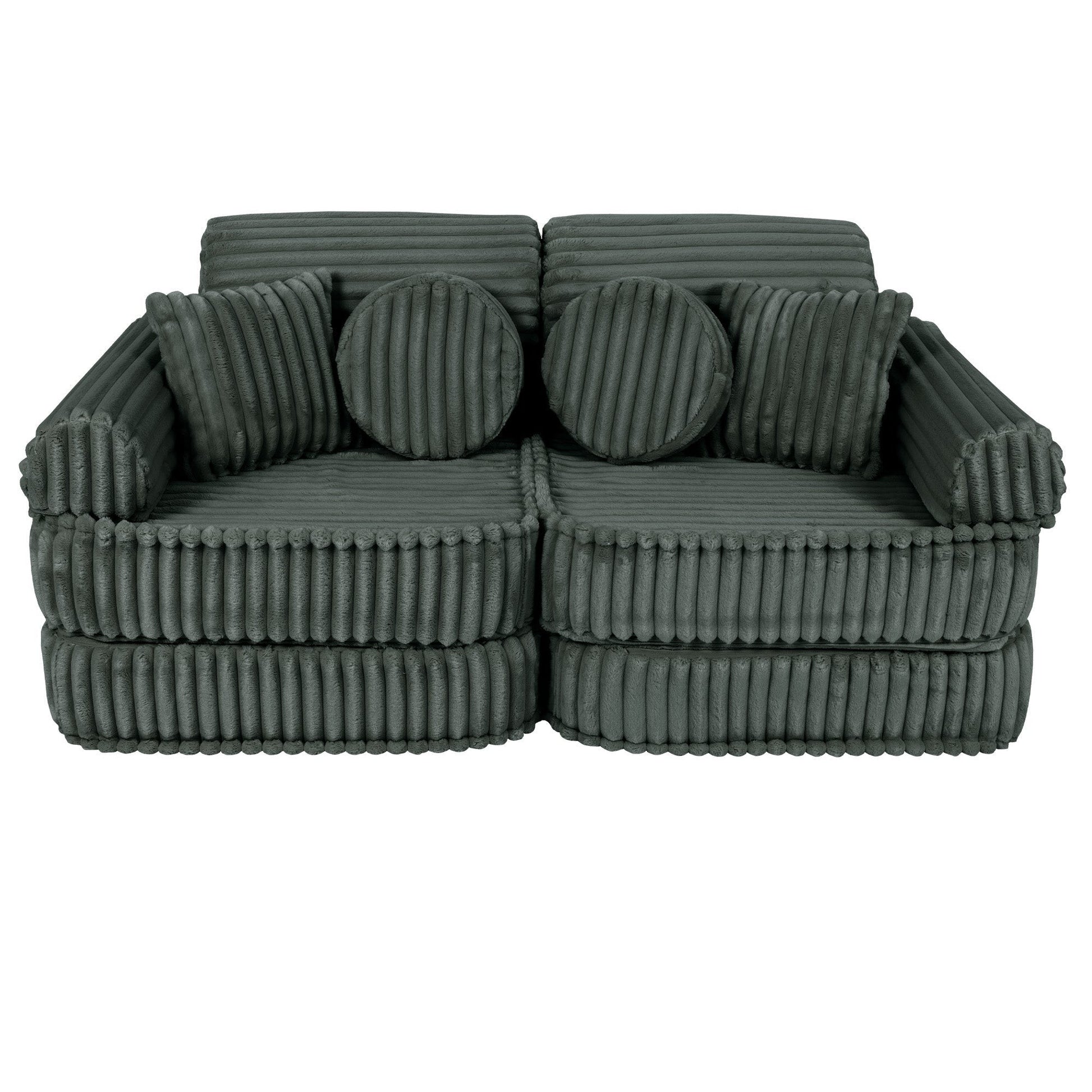 Transform Your Child's Space with the Medium Kids Sofa - Versatile & Stylish by MeowBaby at www.brixbailey.com