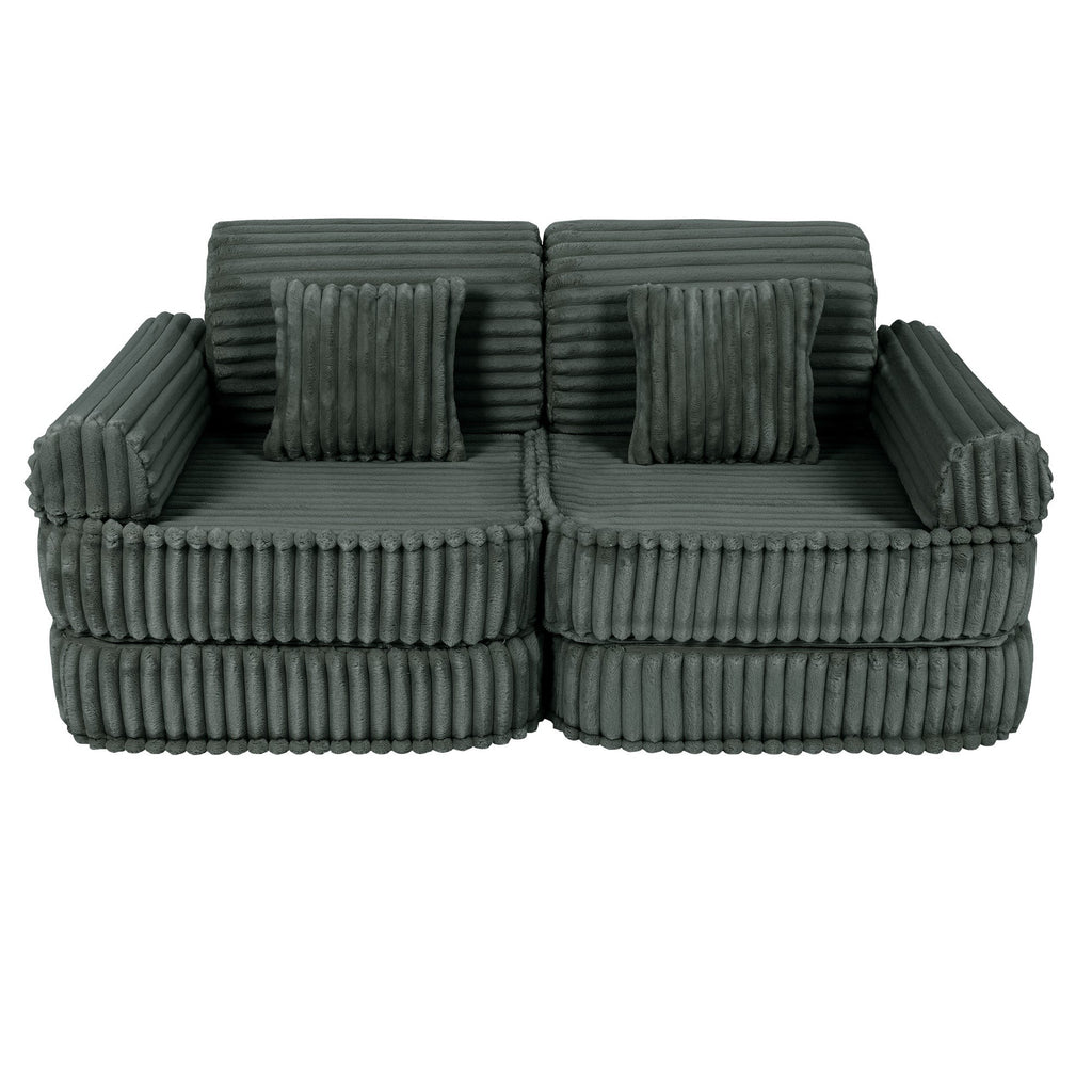 Transform Your Child's Space with the Medium Kids Sofa - Versatile & Safe by MeowBaby at www.brixbailey.com