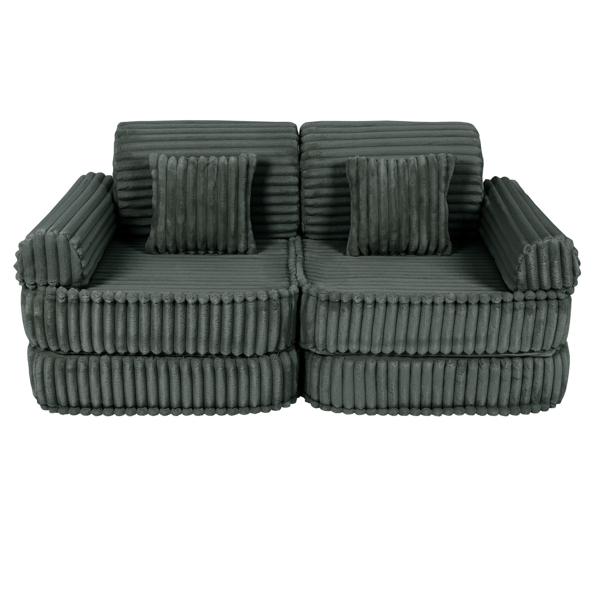 Transform Your Child's Space with the Medium Kids Sofa - Versatile & Safe by MeowBaby at www.brixbailey.com
