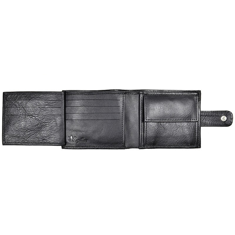 Handmade Men's Leather Wallet by Papillon – Durable & Spacious by Papillon at www.brixbailey.com