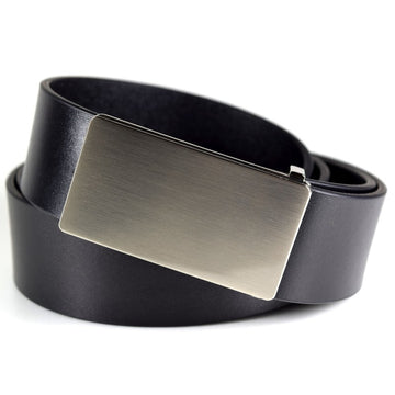 Full-Grain Leather Belt – Adjustable & Nickel Buckle by Papillon at www.brixbailey.com