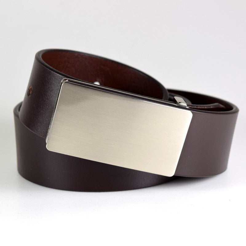 Full-Grain Leather Belt – Adjustable, Vegetable-Tanned by Papillon at www.brixbailey.com