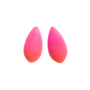 softly lit wood and silver pitayaberries earrings with a gentle velvety glow