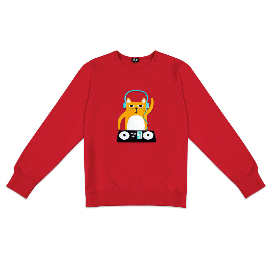 Men’s DJ Cat Sweatshirt