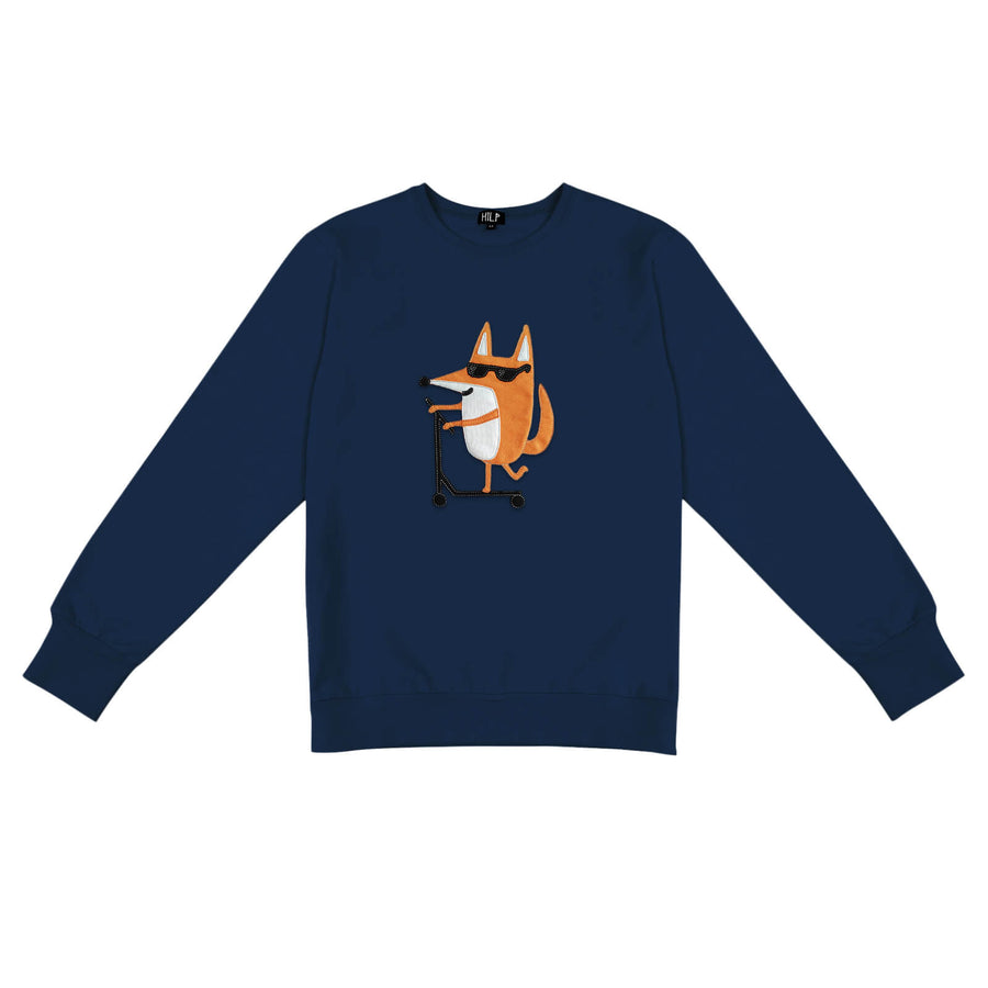 Men’s Scootering Fox Sweatshirt