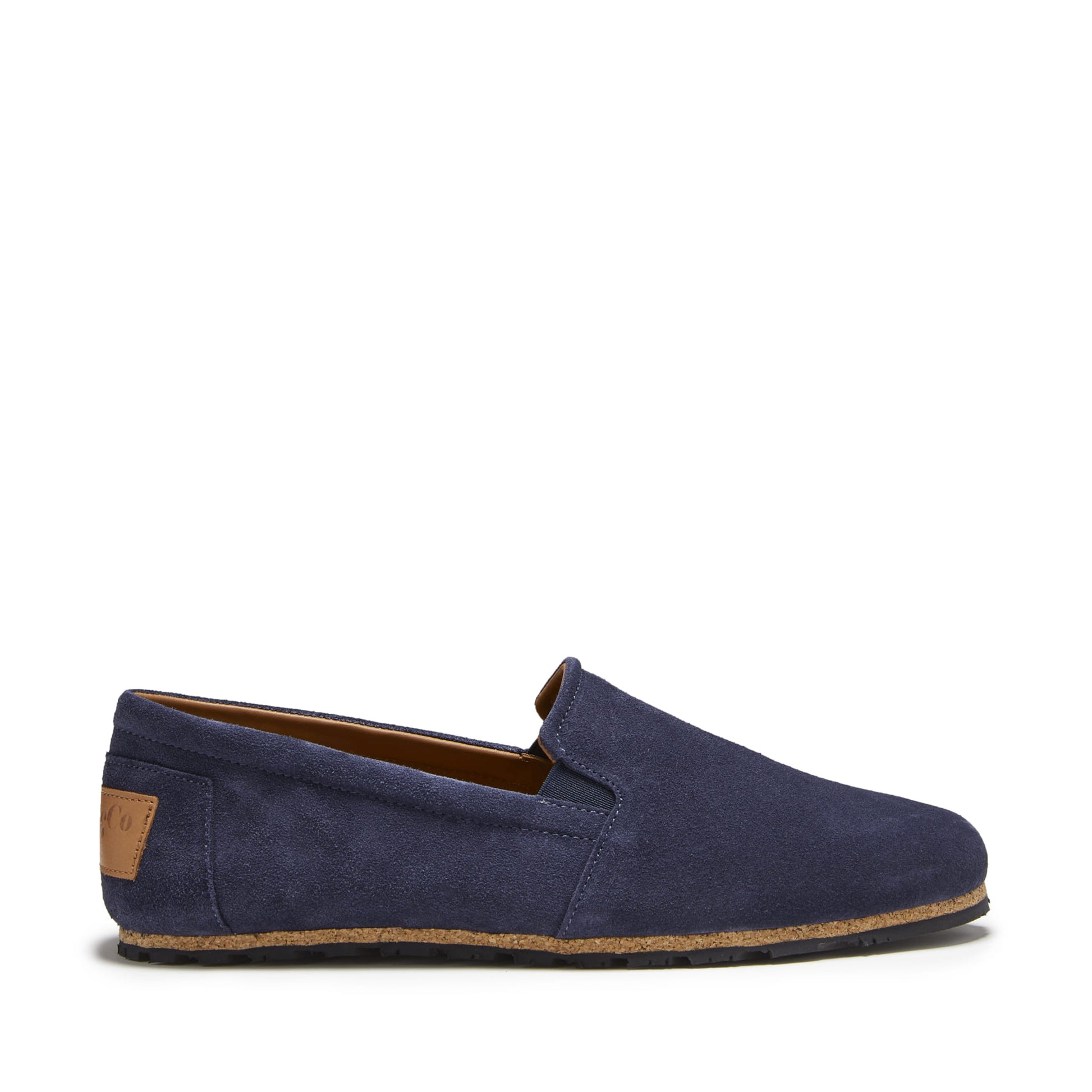Navy Blue Suede Espadrilles for Men