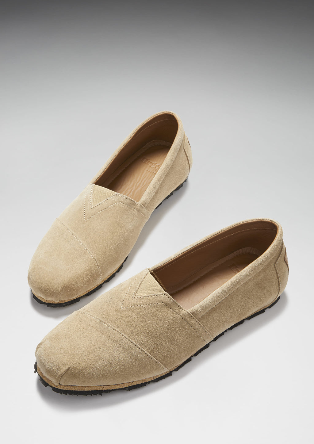 Taupe Suede Espadrilles for Men