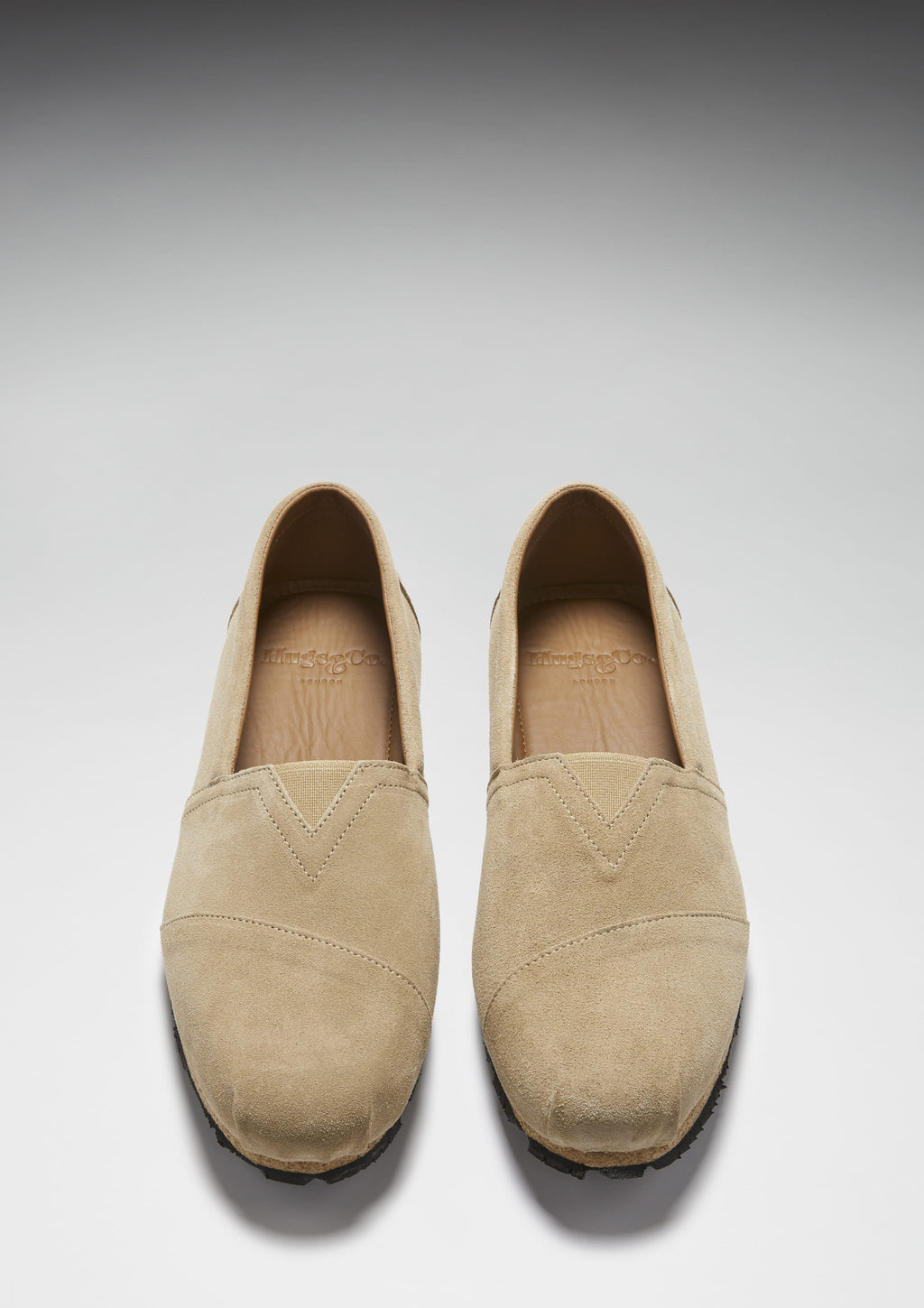 Taupe Suede Espadrilles for Men