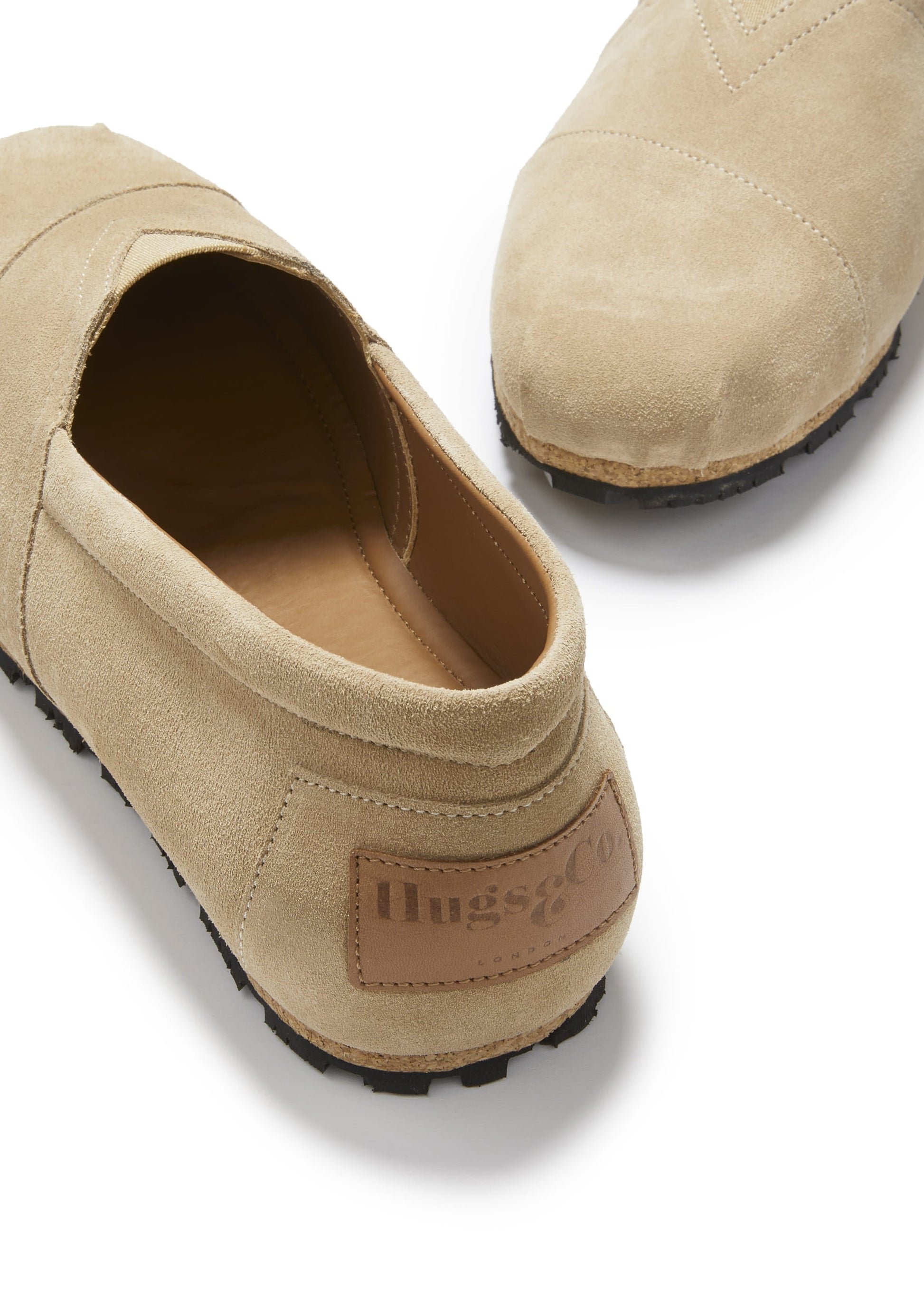 Taupe Suede Espadrilles for Men