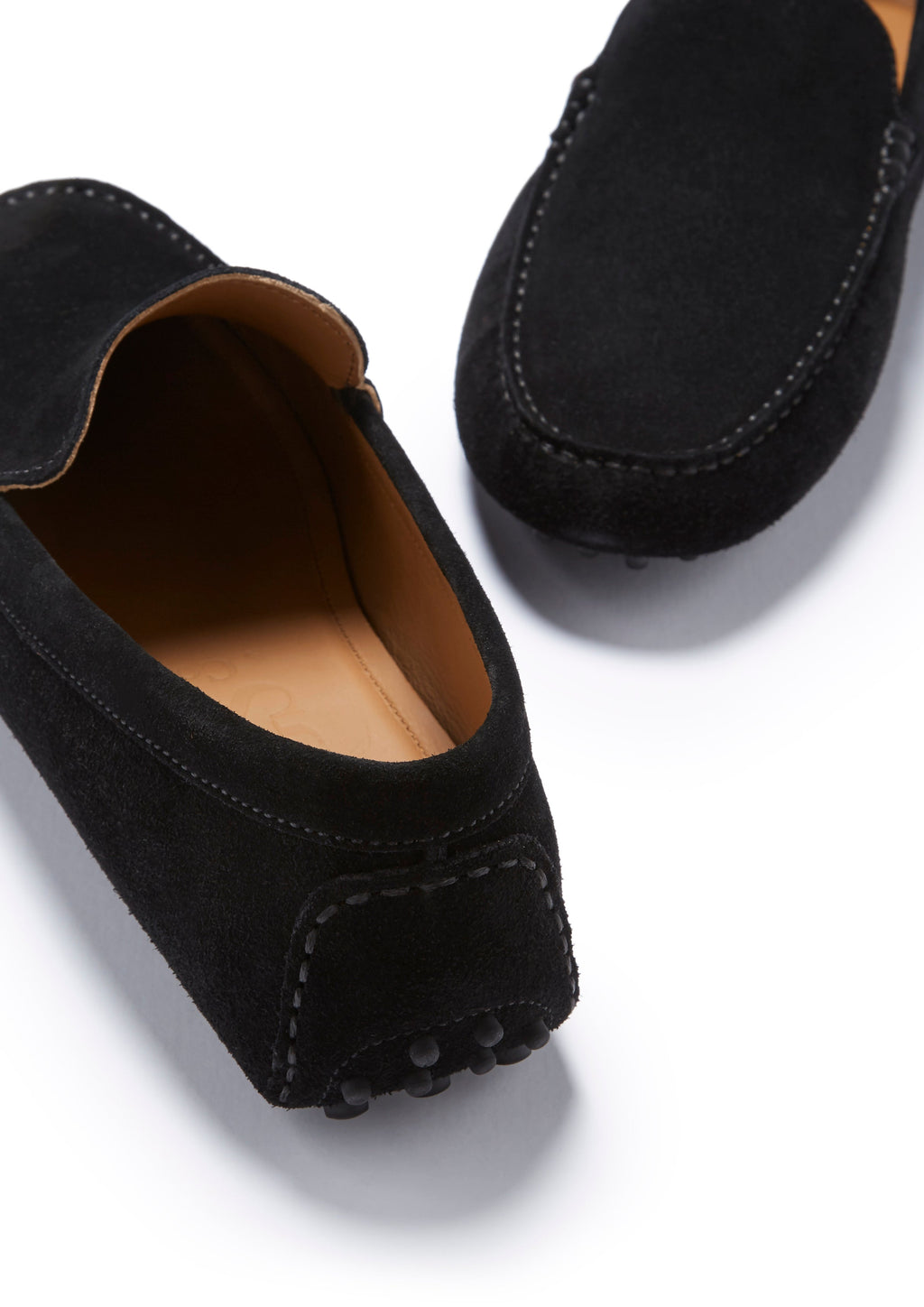 Black Suede Driving Loafer