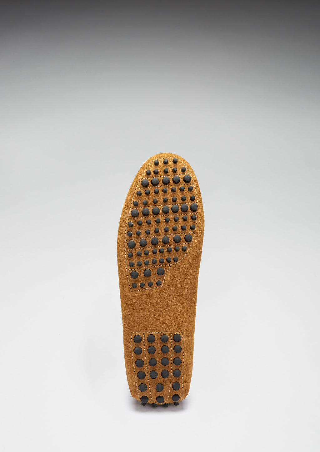 Tobacco Suede Driving Loafers