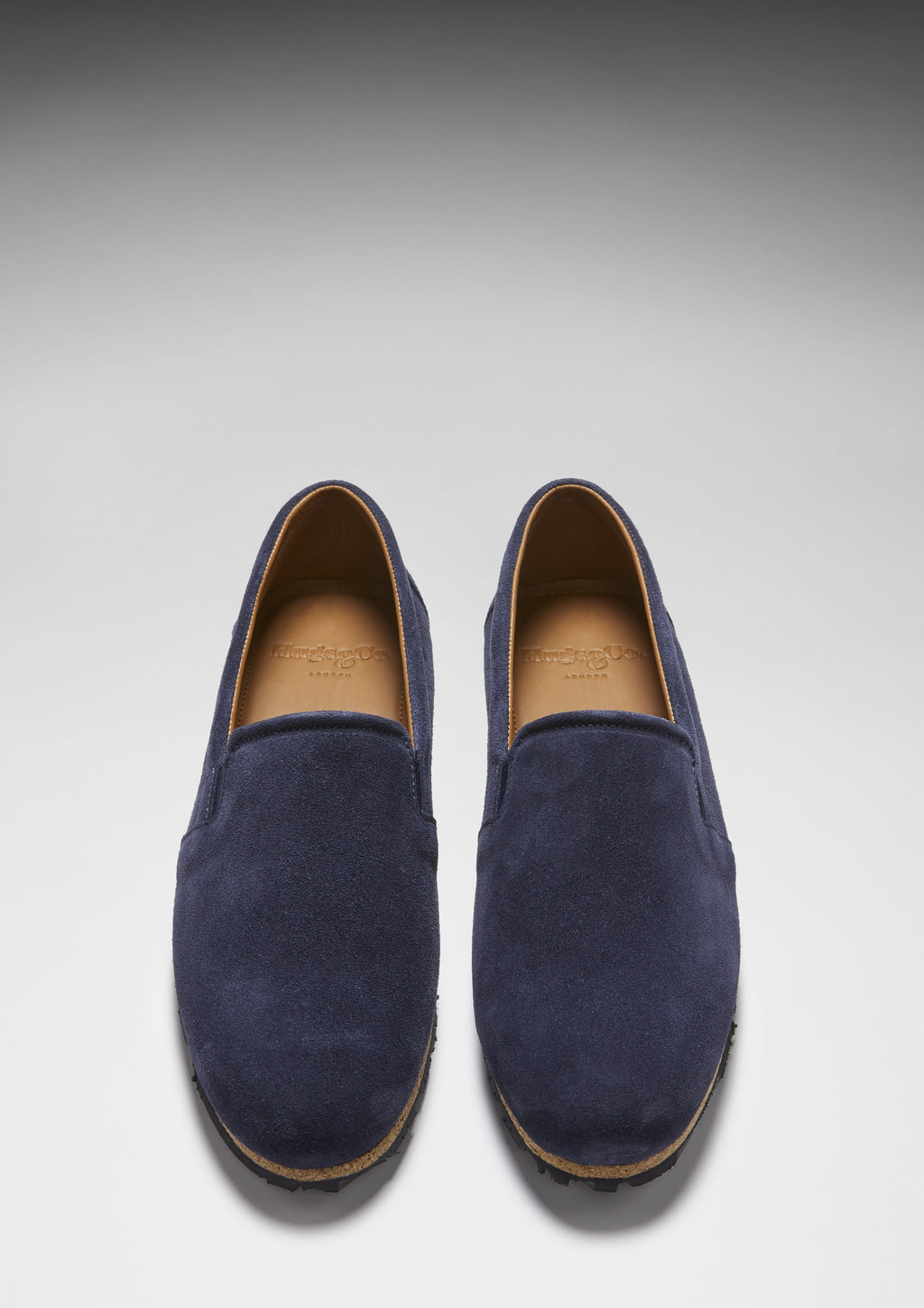 Navy Blue Suede Espadrilles for Men