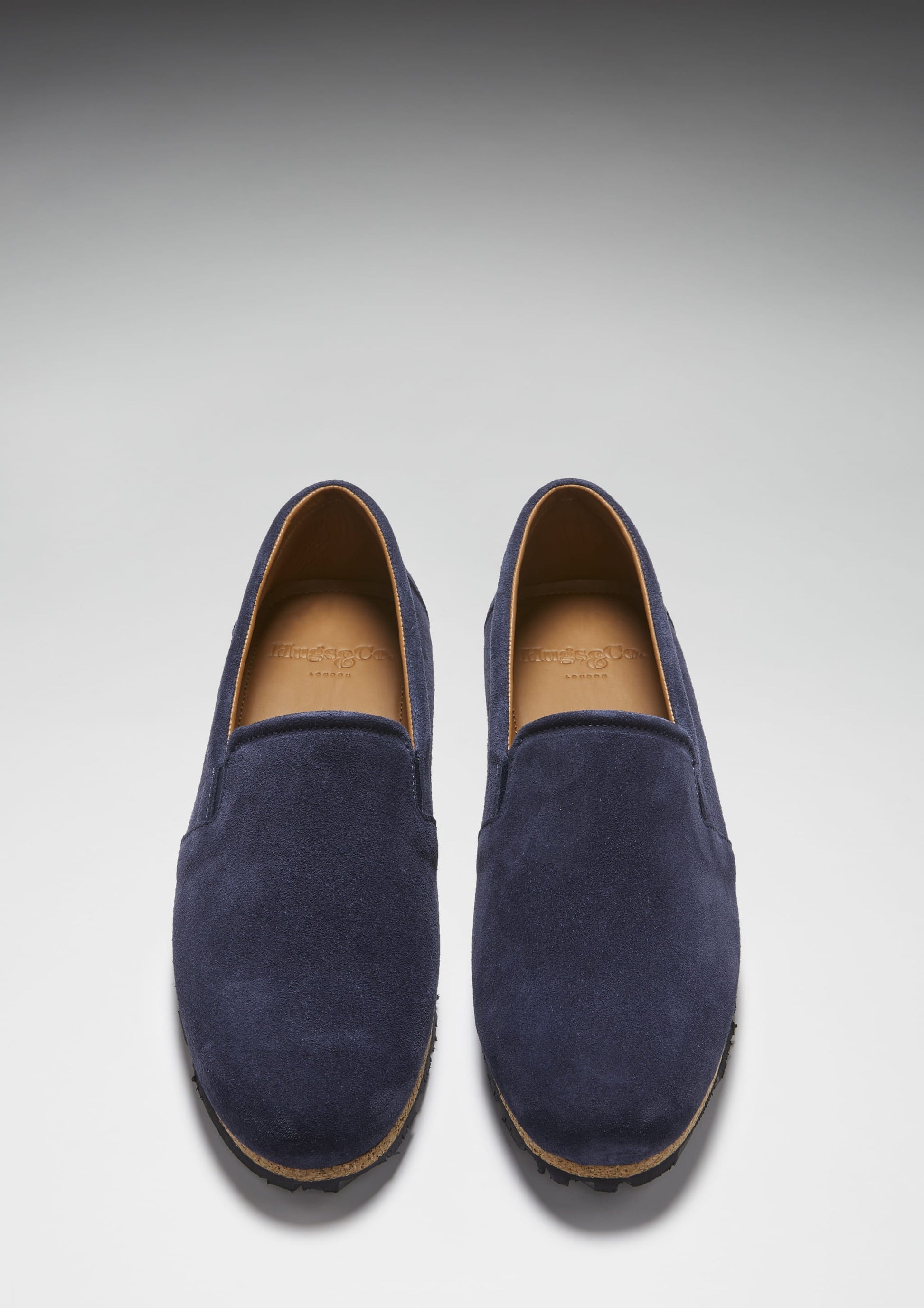 Navy Blue Suede Espadrilles for Men