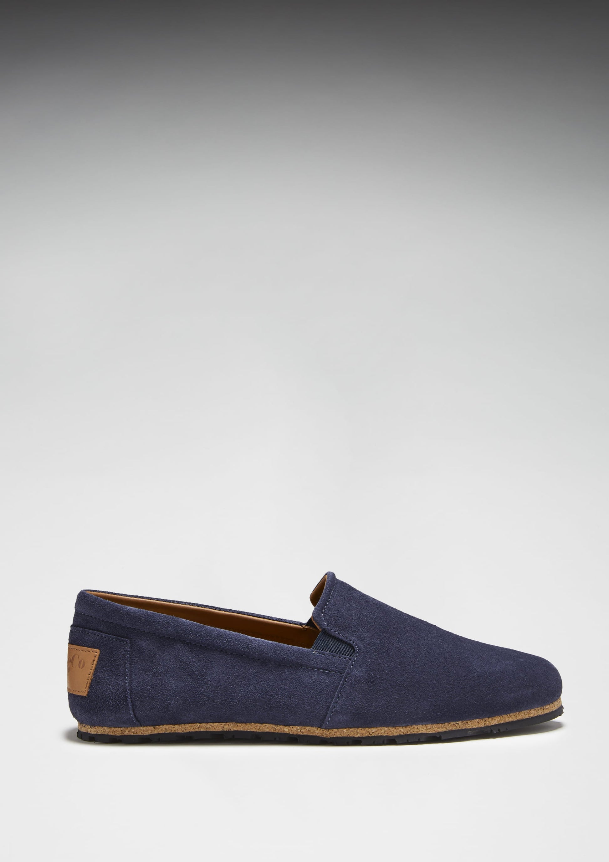 Navy Blue Suede Espadrilles for Men