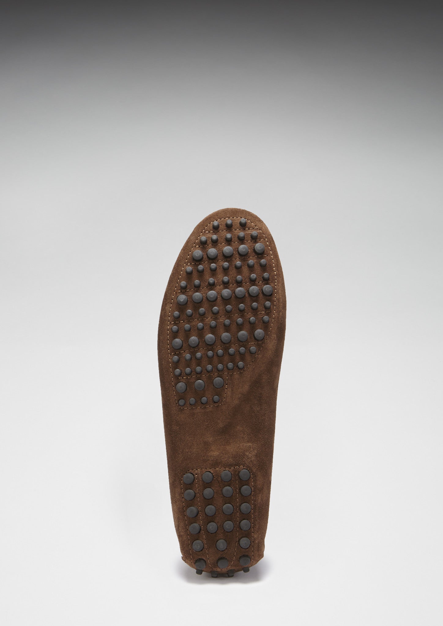 Brown Suede Laced Driving Loafers