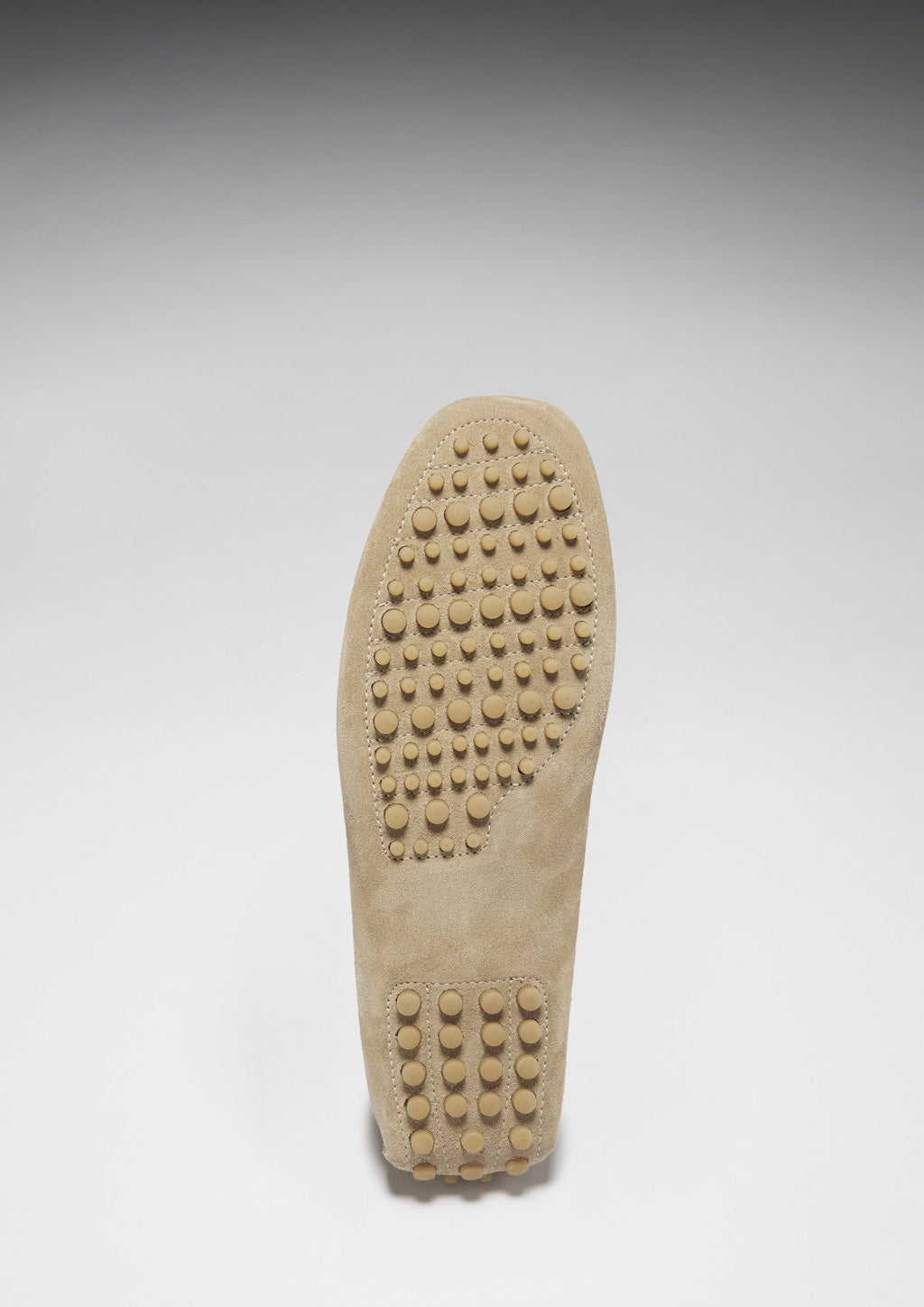 Penny Driving Loafers in Taupe Suede