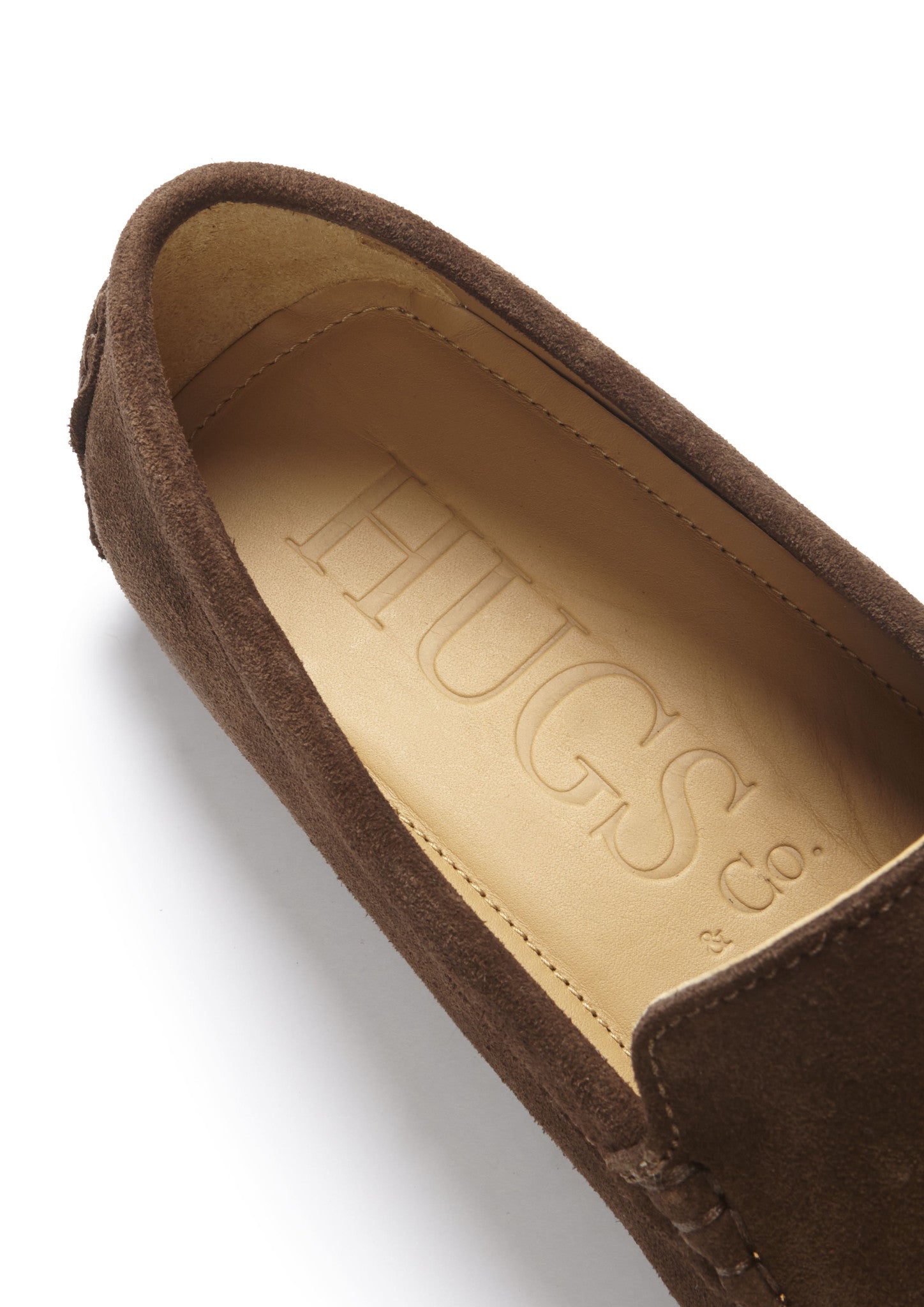 Brown Suede Driving Loafers