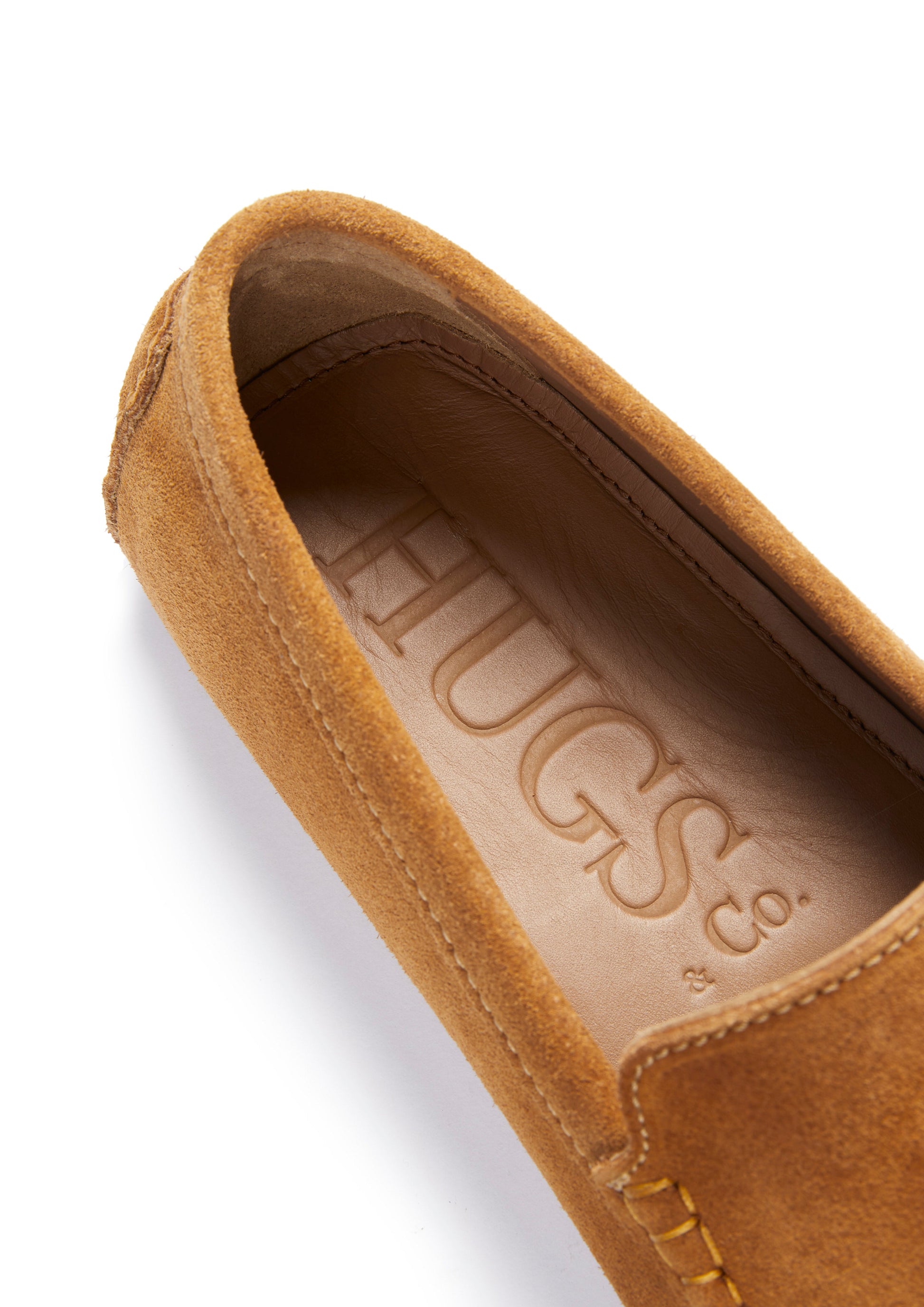 Tasselled Tobacco Suede Driving Loafers