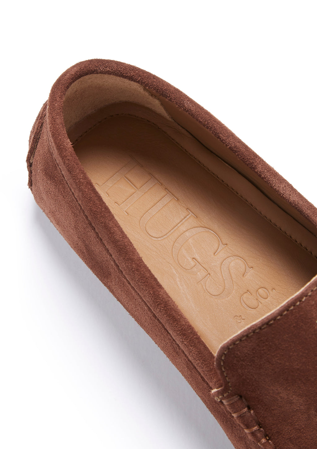 Mahogany Brown Suede Tasselled Driving Loafers