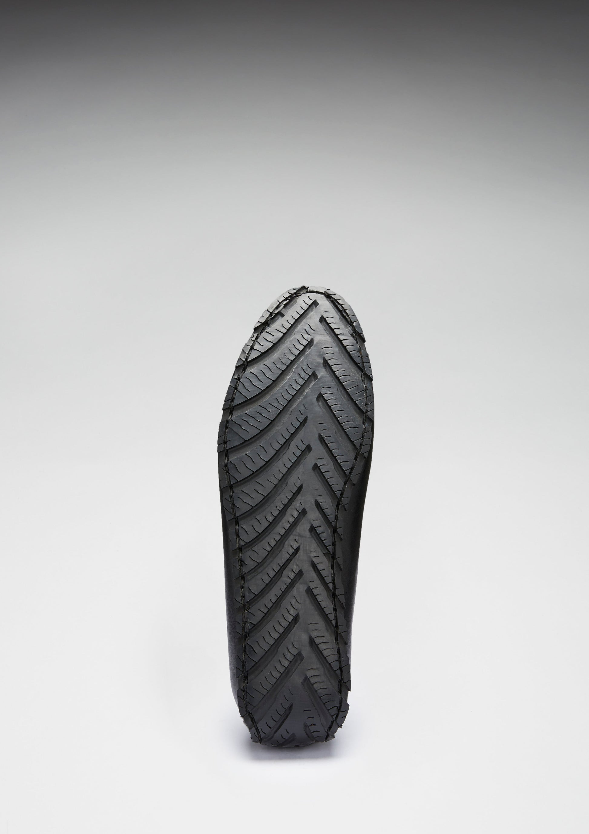 Black Leather Penny Driving Loafers