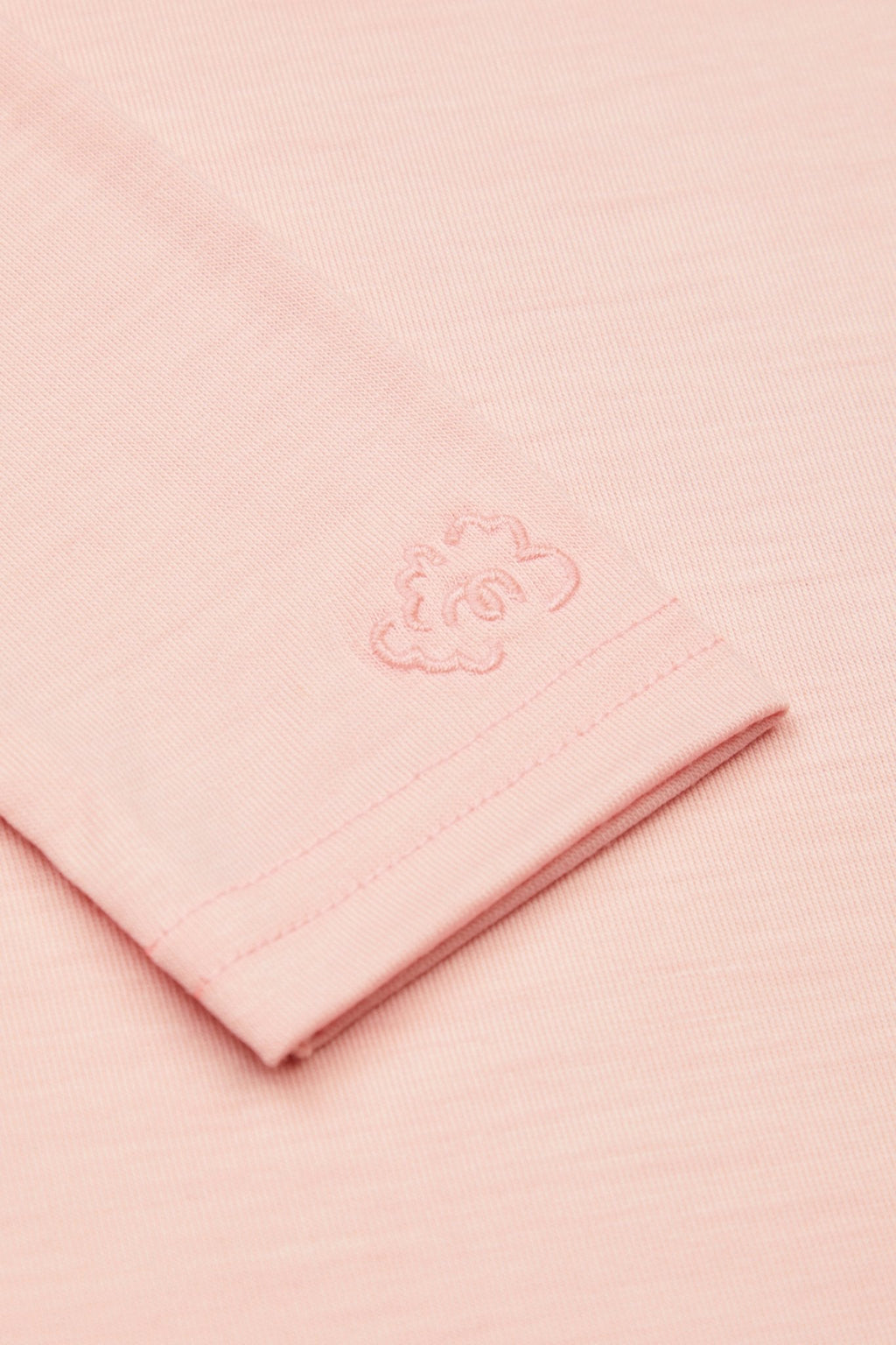 Merino Polo Neck Pink Peach Blossom