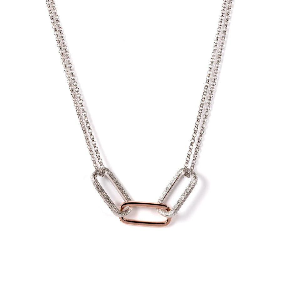 Metropolitan Necklace – Timeless 925 Silver Chic Elegance by MyaMoon at www.brixbailey.com