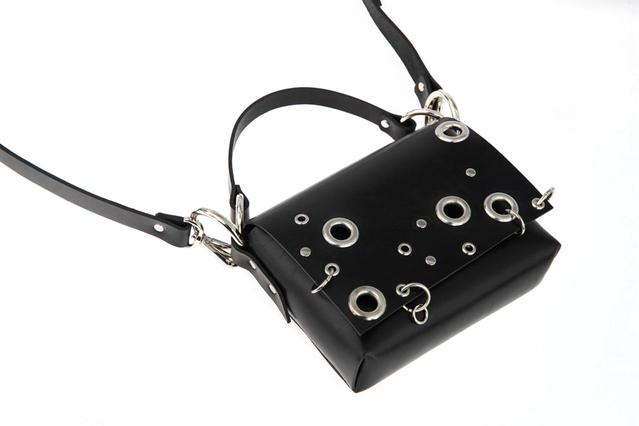 Studded Top Grain Leather Bag – Chic & Timeless by PYKOK by PYKOK at brixbailey.com