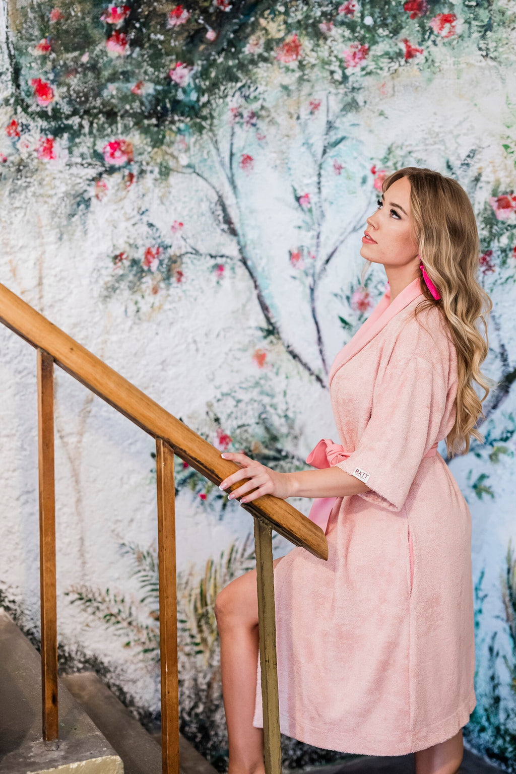 Luxurious OEKO-TEX Bamboo Terry Robe with Viscose Details - Handmade in Estonia by RÄTT at www.brixbailey.com
