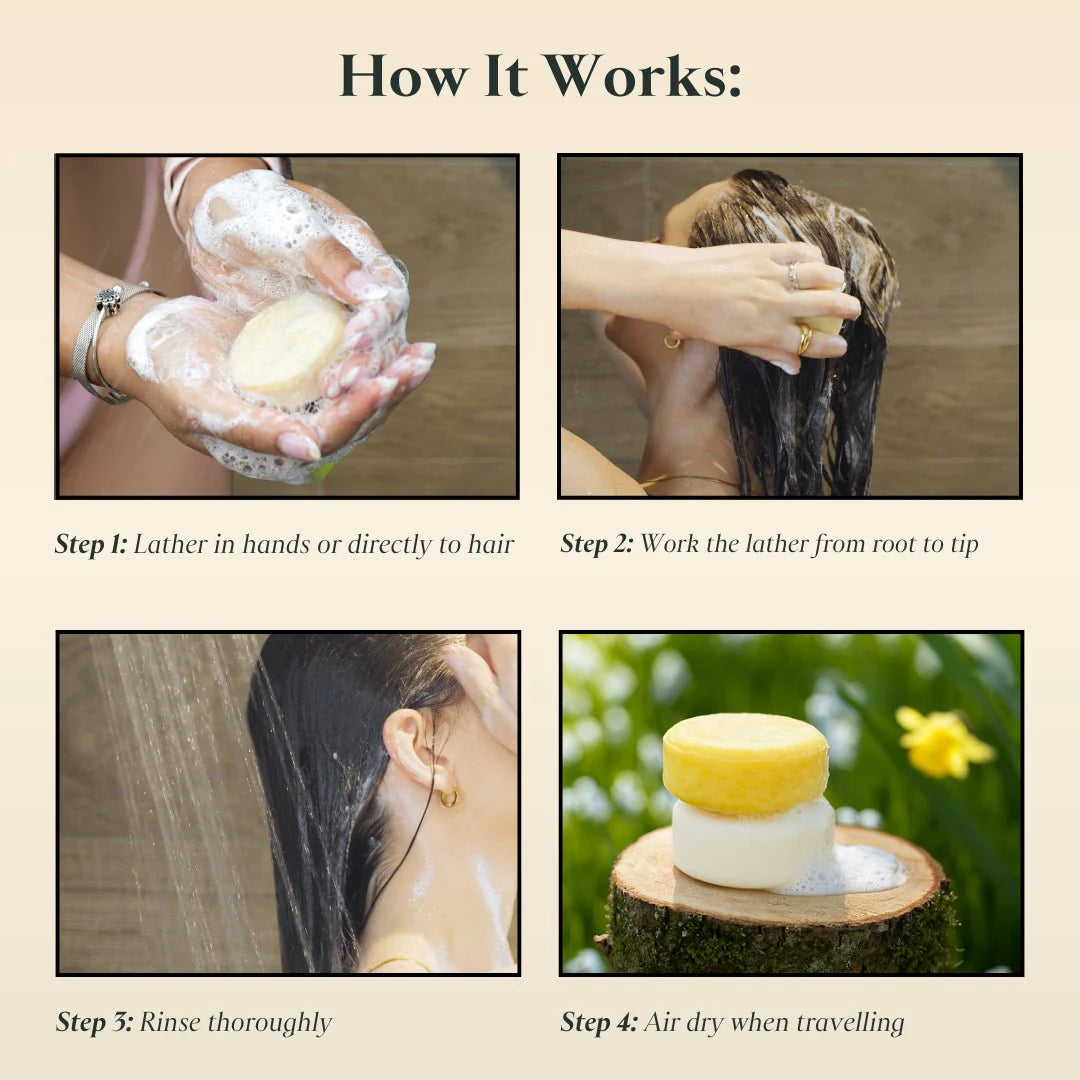 Coconut Shampoo Bar for Dry Hair