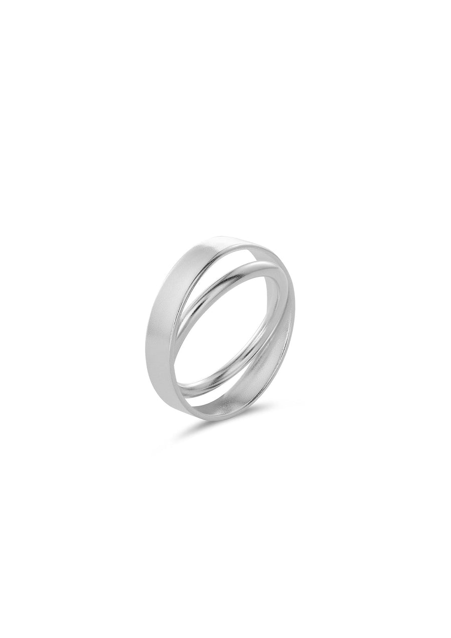 Sterling Silver 925 Milky Way Spinner Ring – Handcrafted & Unique by NO MORE at www.brixbailey.com