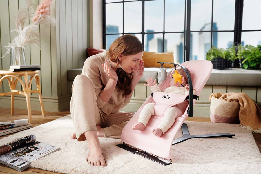 MIMI Minimalist Baby Bouncer-Rocker – Soothing & Safe Comfort by Kinderkraft at www.brixbailey.com