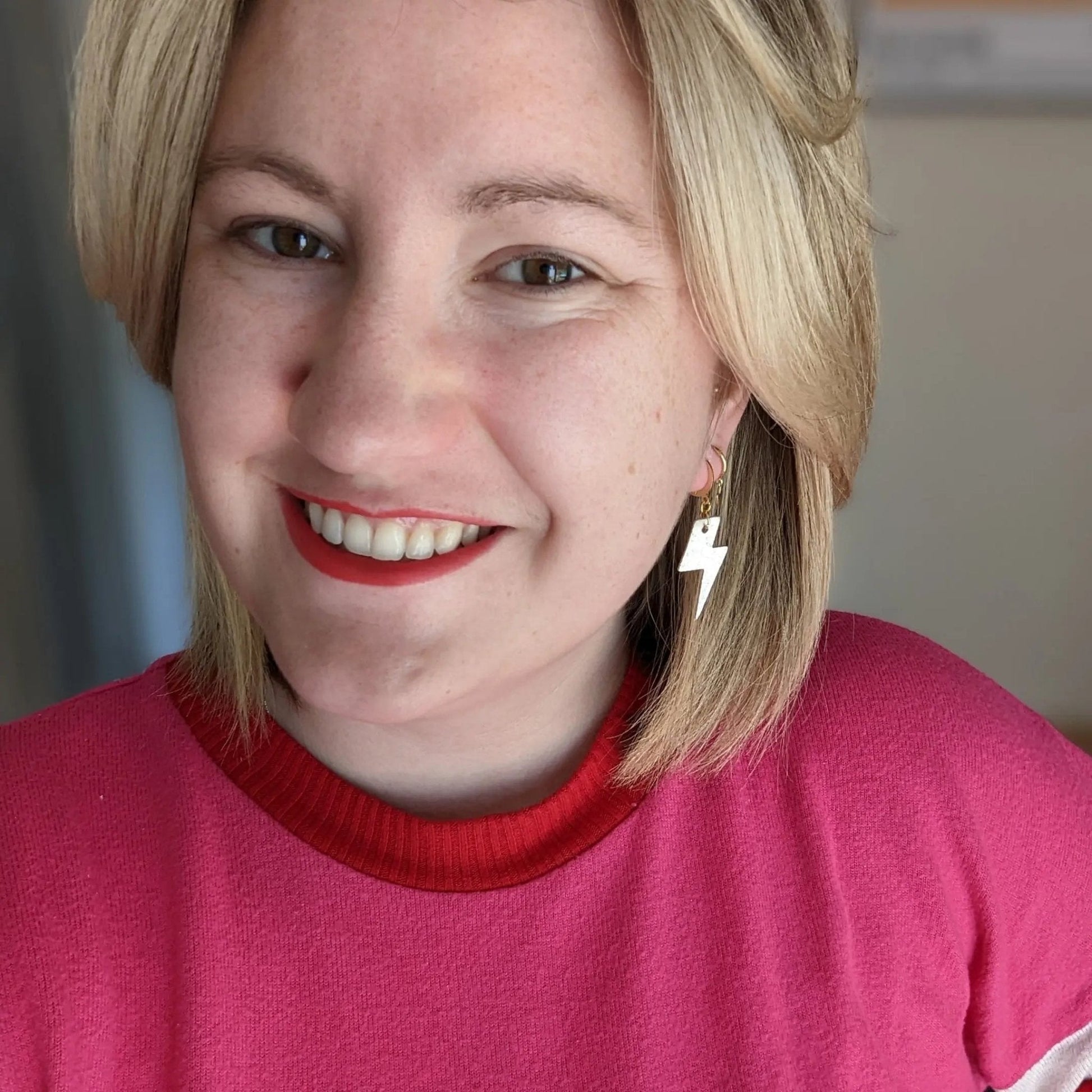 Mini  gold cork lightning bolts