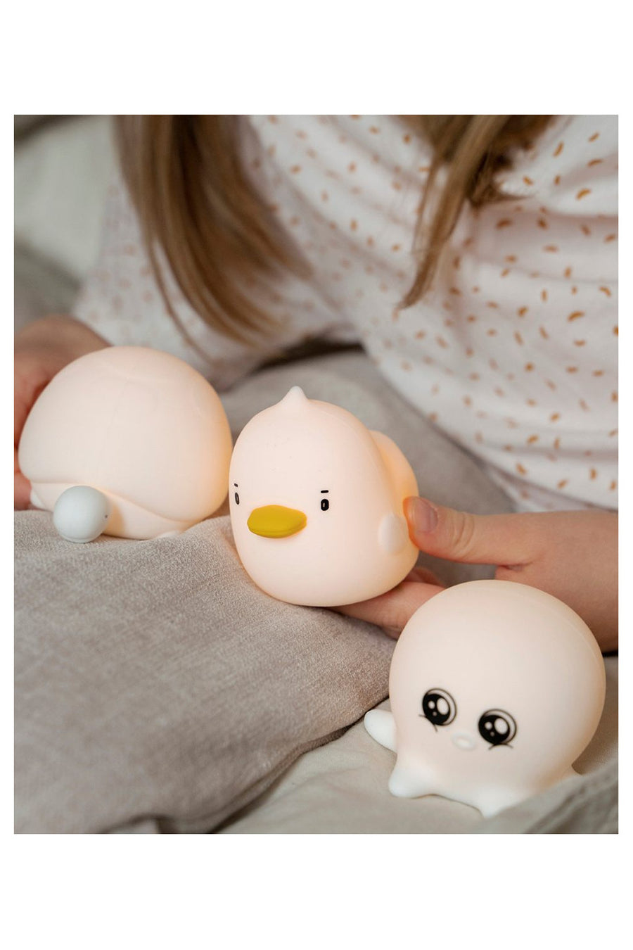 Floating Animal Bath Lamps – Color Changing & Waterproof Set by Rabbit & Friends at brixbailey.com