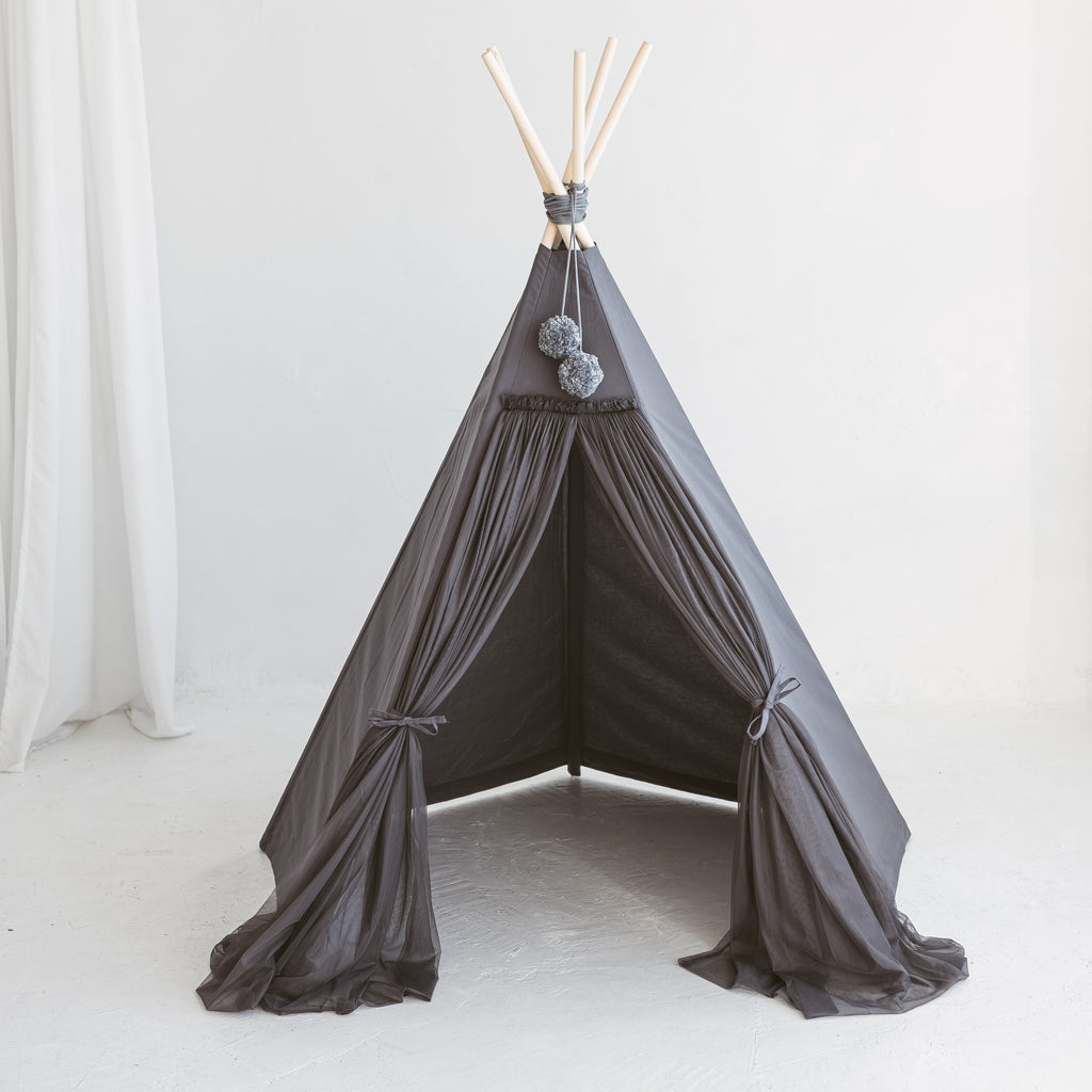 Fairy Kids Play Tent with Tulle in Rose
