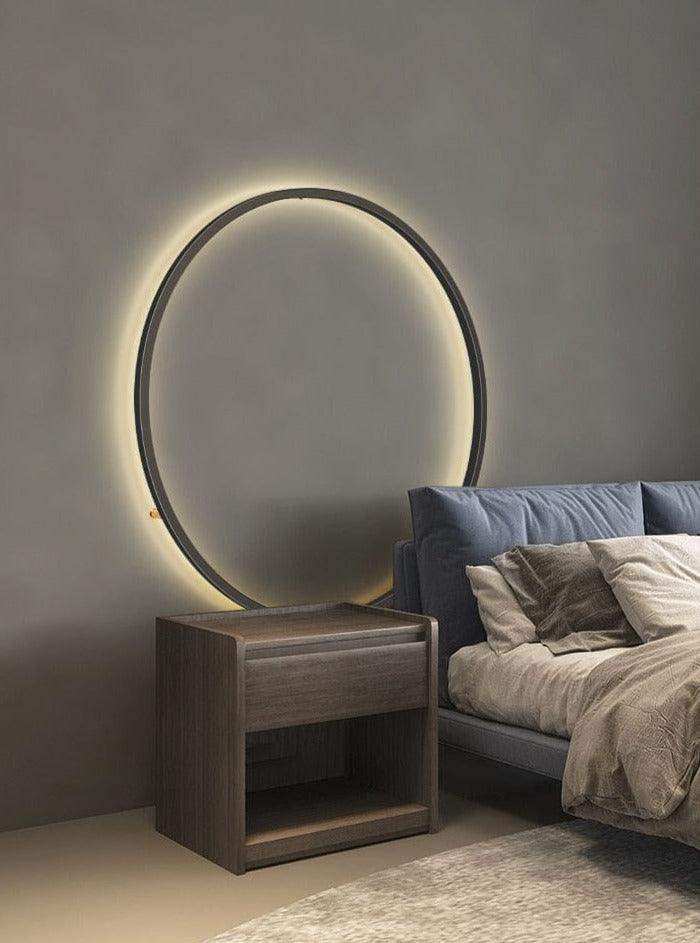 Minimalist LED Wall Ring Light