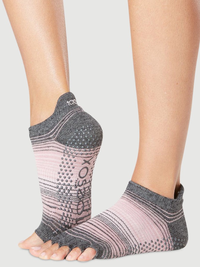 Low Rise Half Toe Yoga Grip Socks for Women