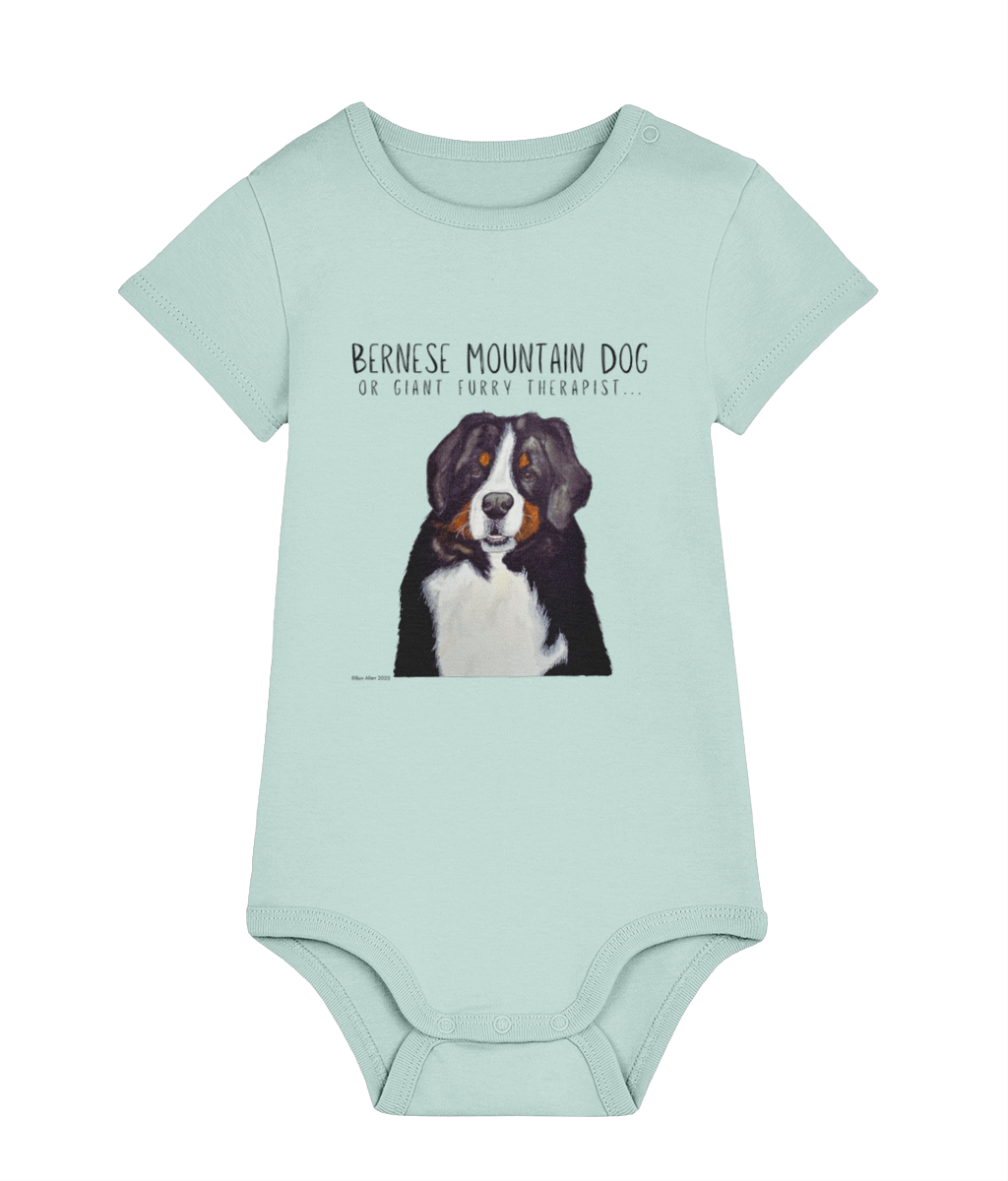 Bernese Mountain Dog Baby Bodysuit – Cuteness Overload Alert!