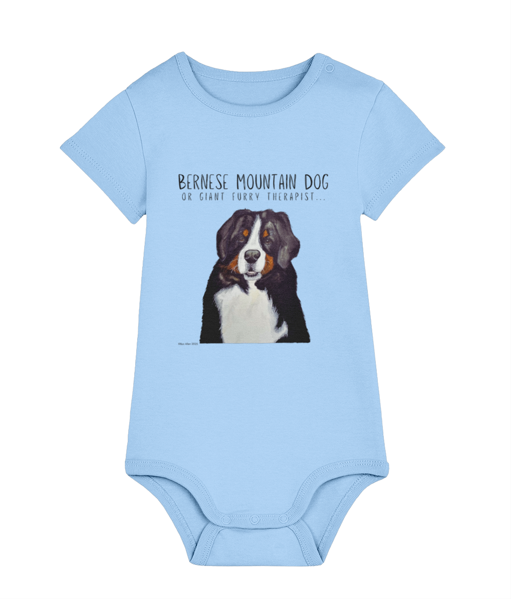 Bernese Mountain Dog Baby Bodysuit – Cuteness Overload Alert!