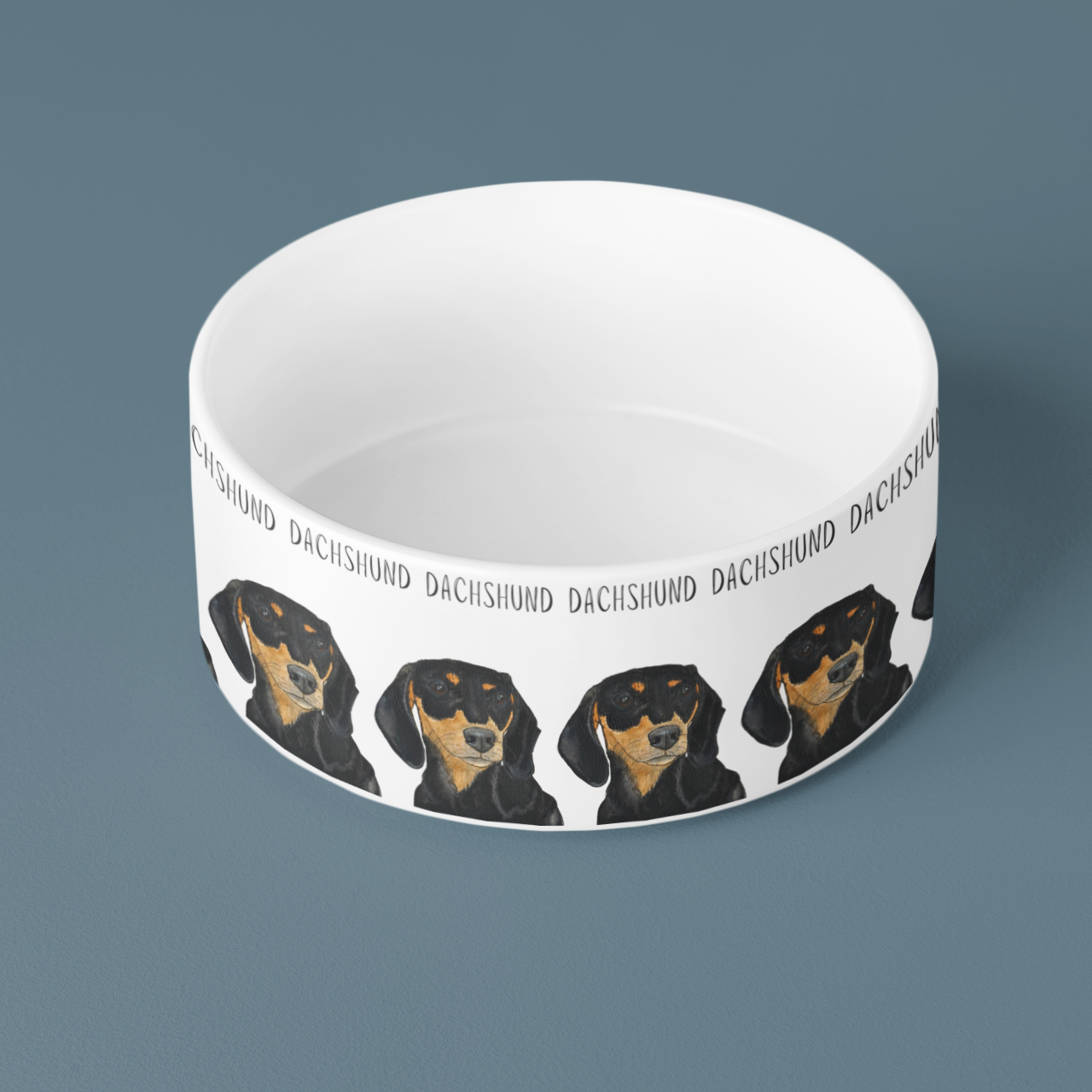 Handcrafted Dachshund Dog Bowl – Stylish Dining for Your Doxie!