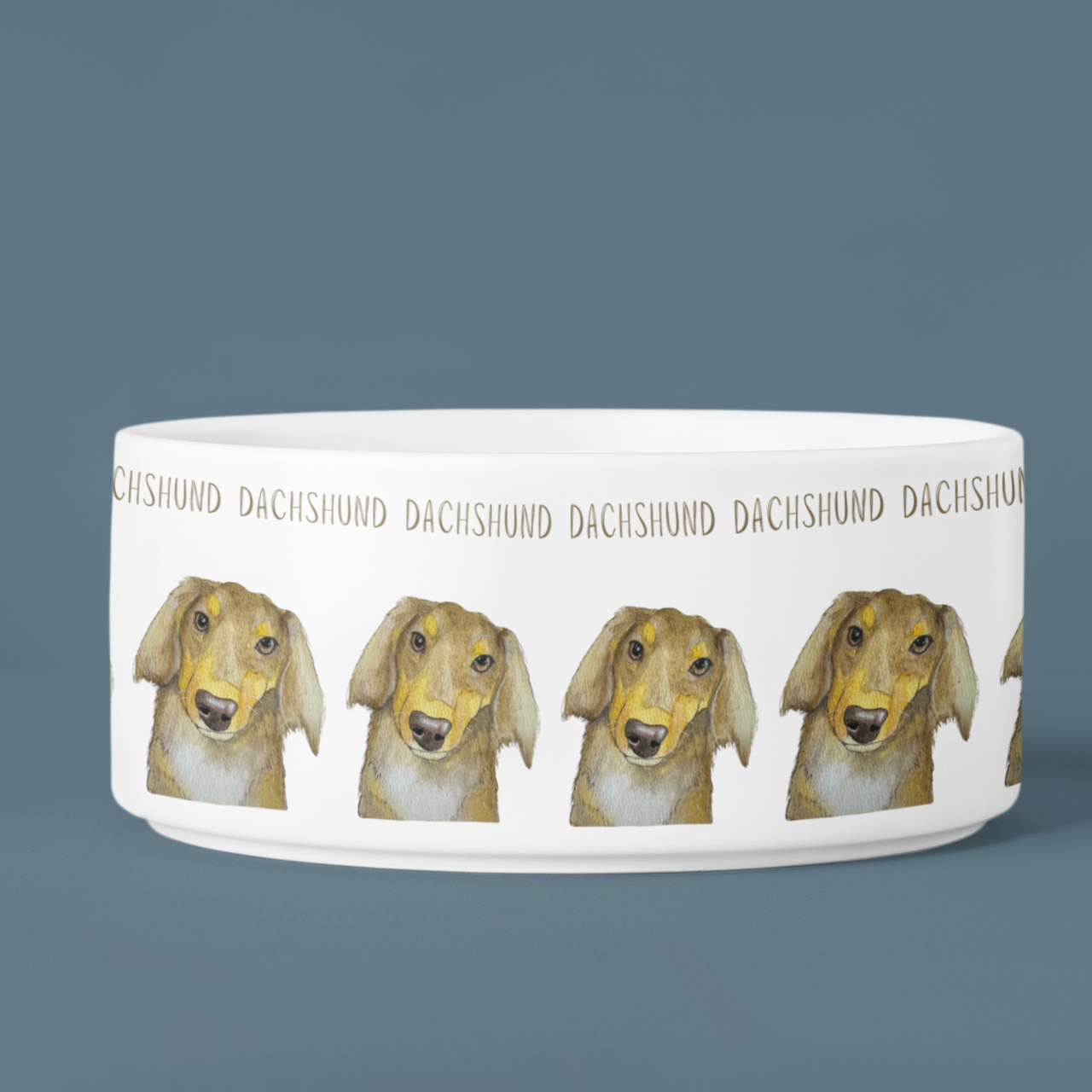 Handcrafted Dachshund Dog Bowl – Stylish Dining for Your Doxie!