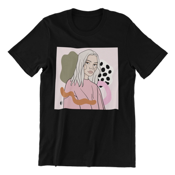 Unisex Organic Cotton T-shirt with Illustration - Copy of You