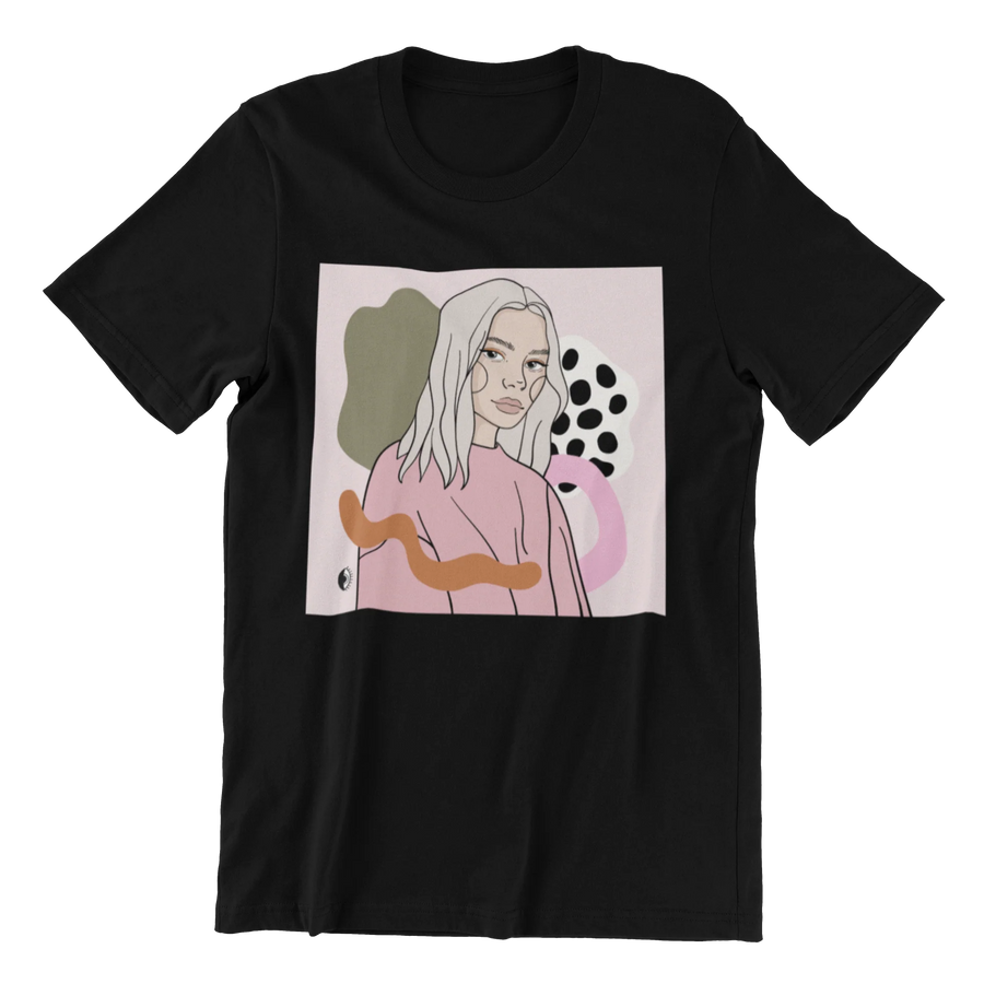 Unisex Organic Cotton T-shirt with Illustration - Copy of You