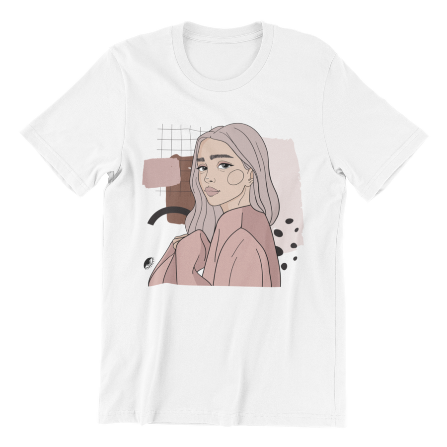 Unisex Organic Cotton T-shirt with Illustration - Whisperer