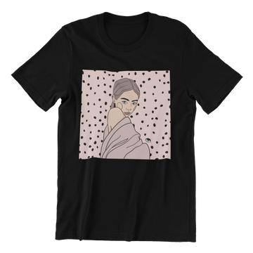 Unisex Organic Cotton T-shirt with Illustration - Maddy