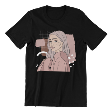 Unisex Organic Cotton T-shirt with Illustration - Whisperer