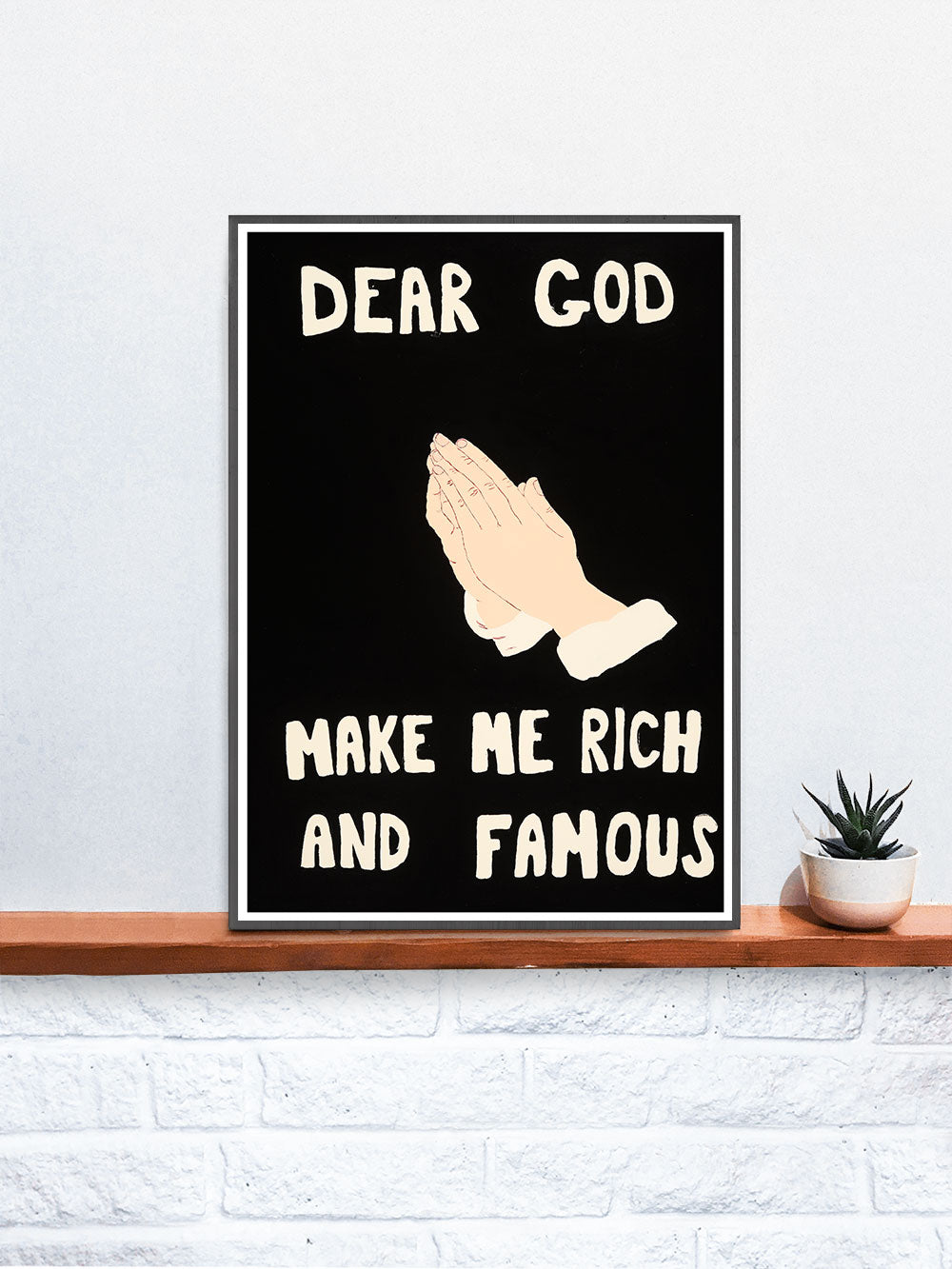 Modern Prayer Quirky Wall Art